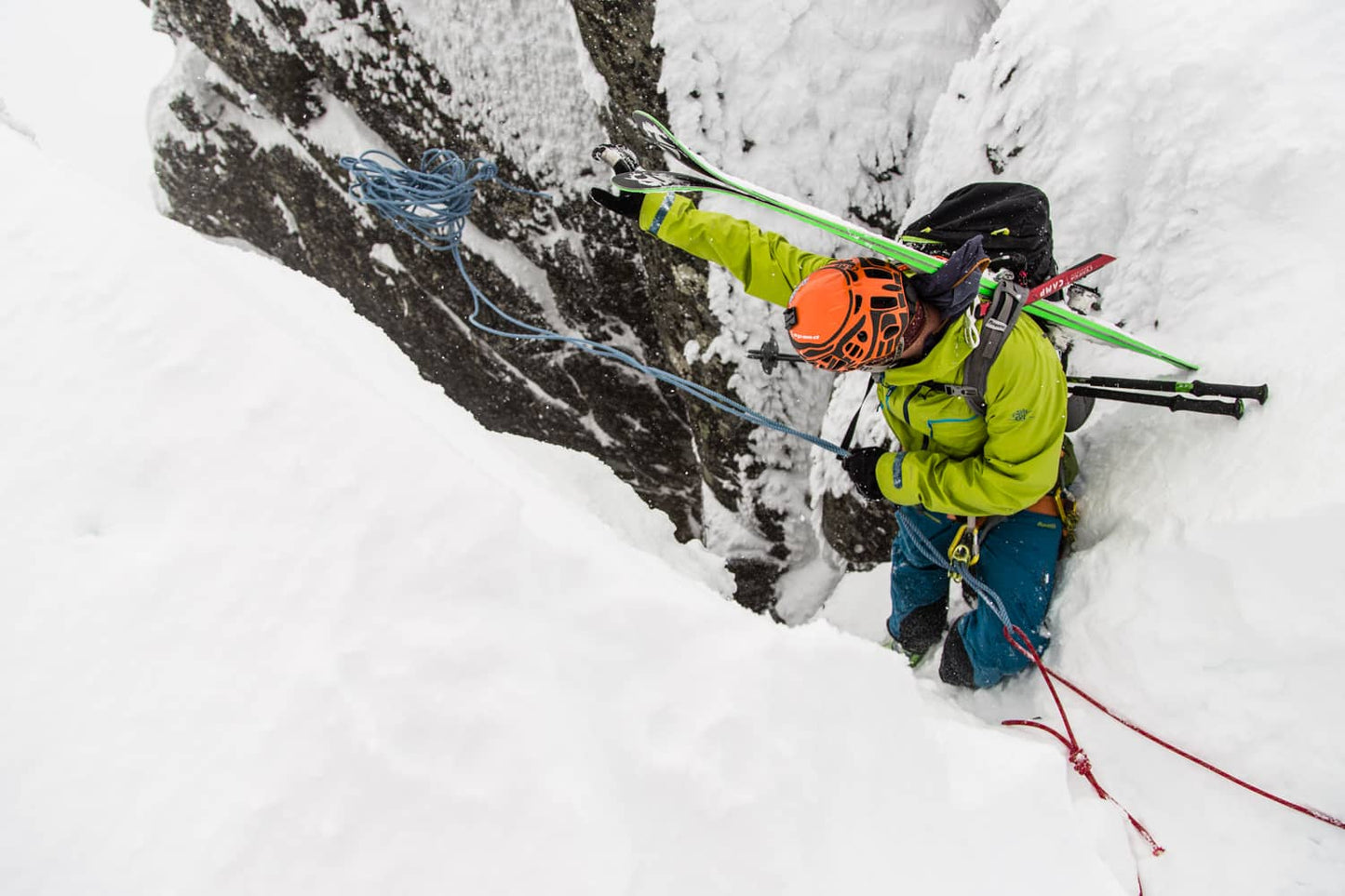 Rope techniques for skiing